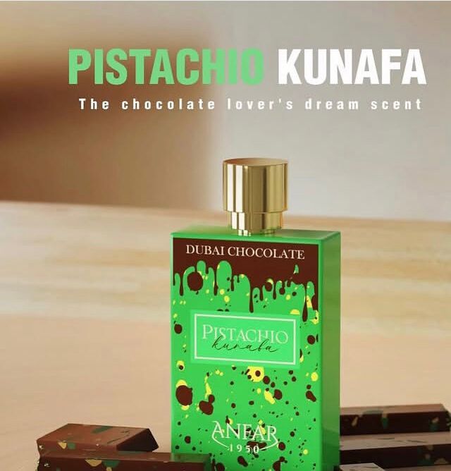 Dubai Chocolate Perfume Pistachio Kunafa Fragrance Edp 80 Ml